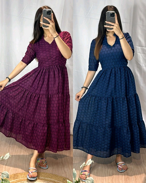 Elegance Summer Hakoba Maxi - 2XL, Navy Blue