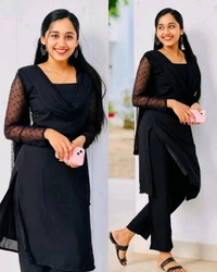 Stylish Women Kurta Sets - M, Pink