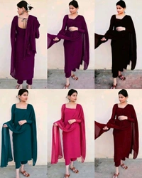 Stylish Women Kurta Sets - XS, Black