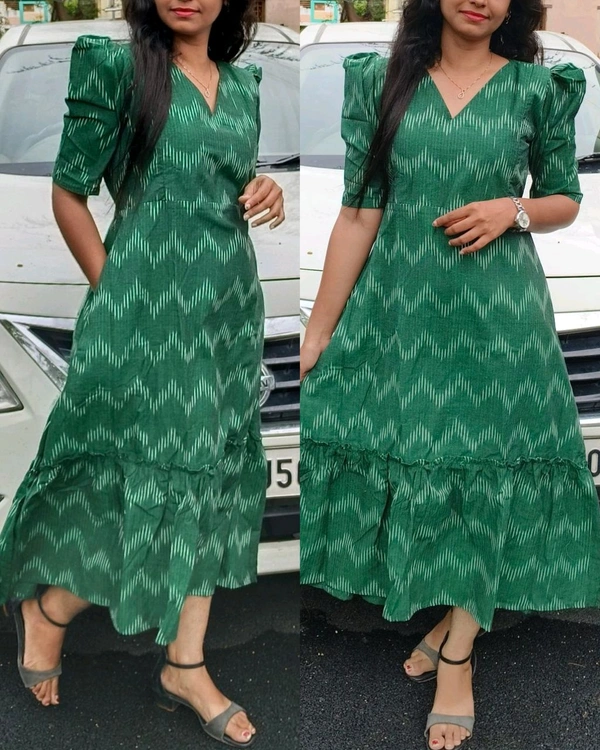 Stylish Feeding Maternity Dress - 2XL