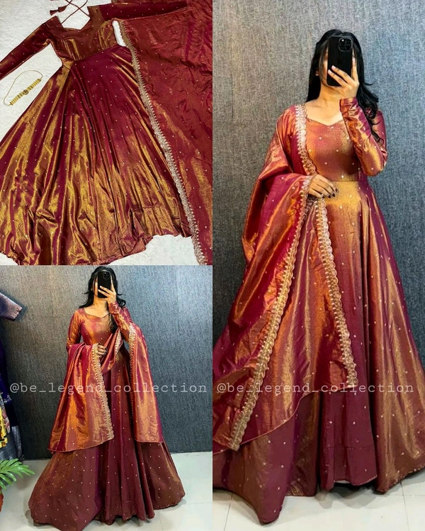 Grand Premium Look Outfit With Colours - Copper Red, L