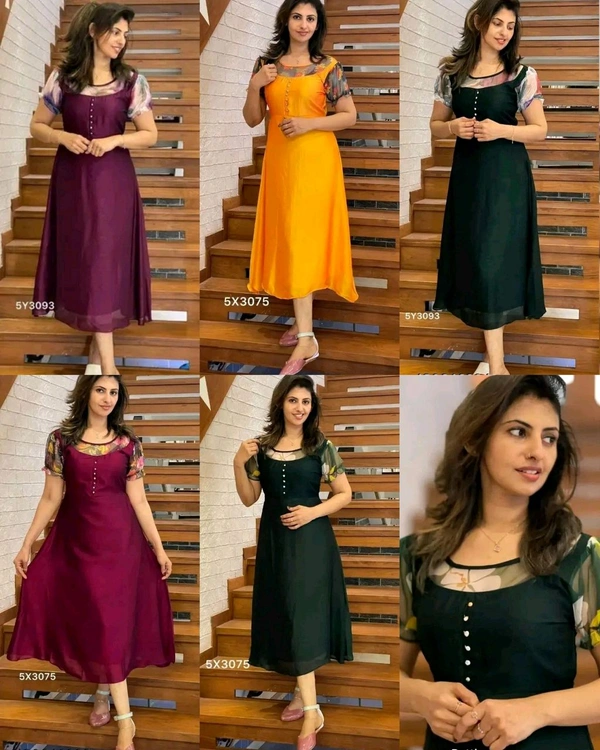 New Beautiful Gown  - Yellow, M