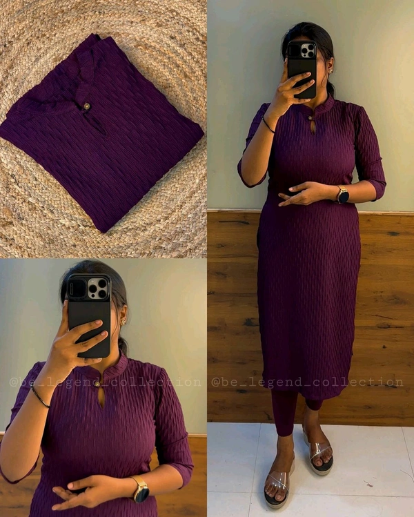 Trending Pocorn kurti - S, Wine