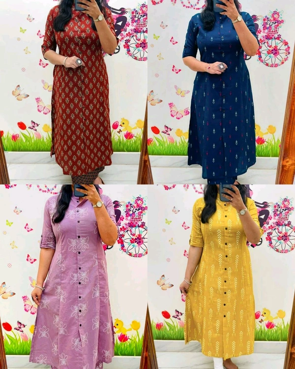 Launching Designer Co-Ords set in *Aline kurti pattern paired with Ankle length pant  - Maroon, M