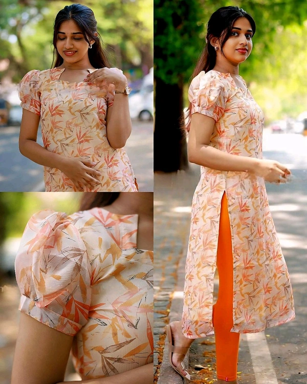Summer season special Daily routine office work light kurti  - XL