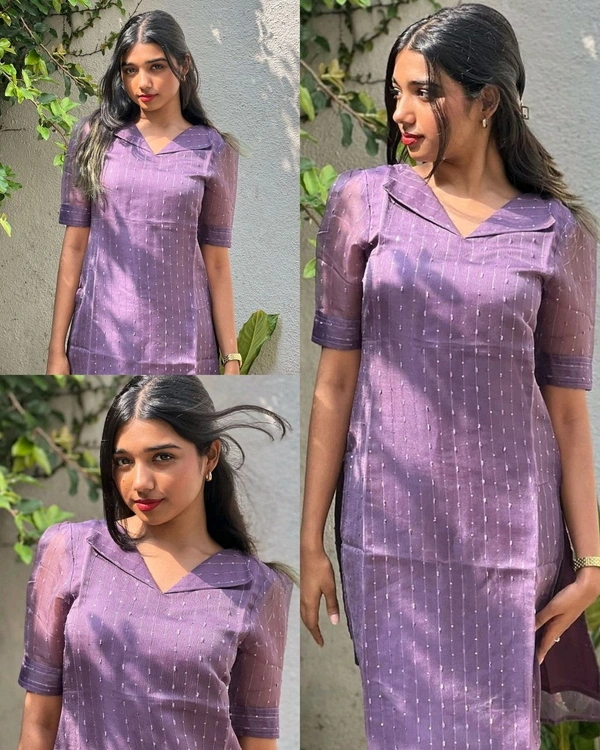 Launching Beautiful kurti For Women - Light Wisteria, M