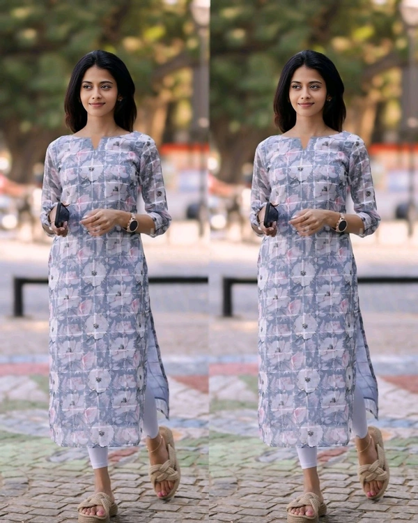 Stylish Trendy Beautiful Kurti - XL