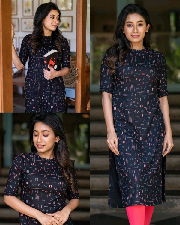 Ensemble Kurtis - Navy Blue, 2XL