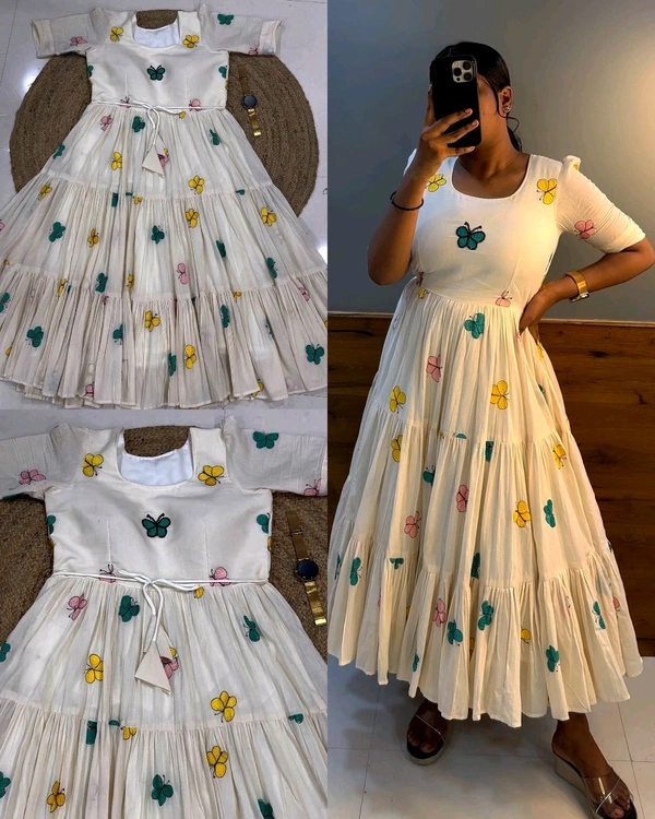 Trending Heart Midi ❤️🖤 - White & Colourful, M