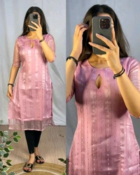 Launching Beautiful kurti - S, Yellow