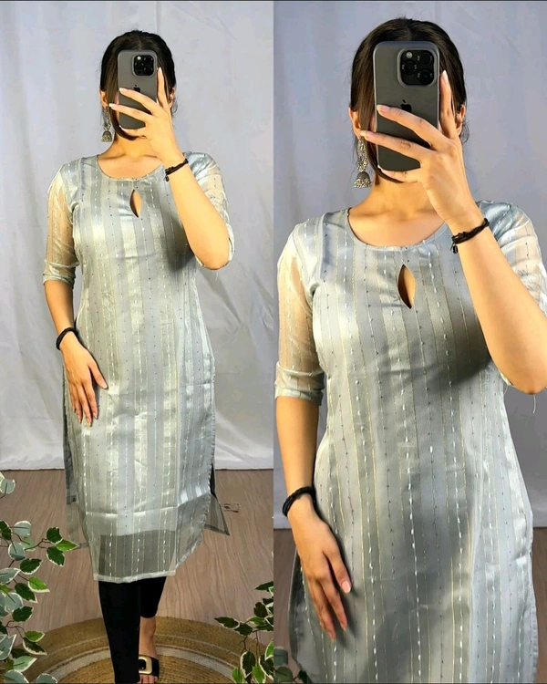 Launching Beautiful kurti - 3XL, Grey