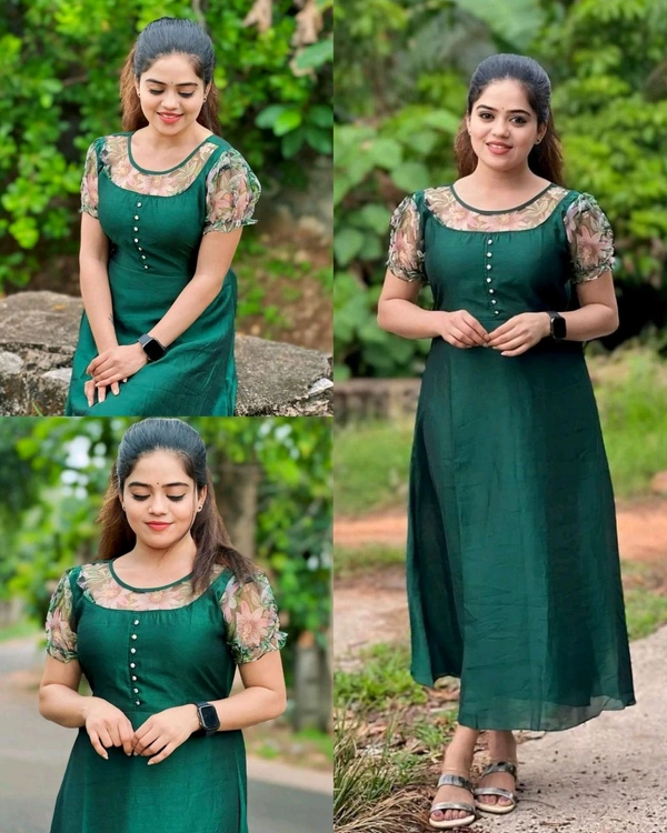 New SuperHit Gown - L, Green