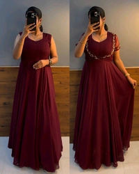 Wear in 2ways ❤️ Gown + Removable coat - 2XL