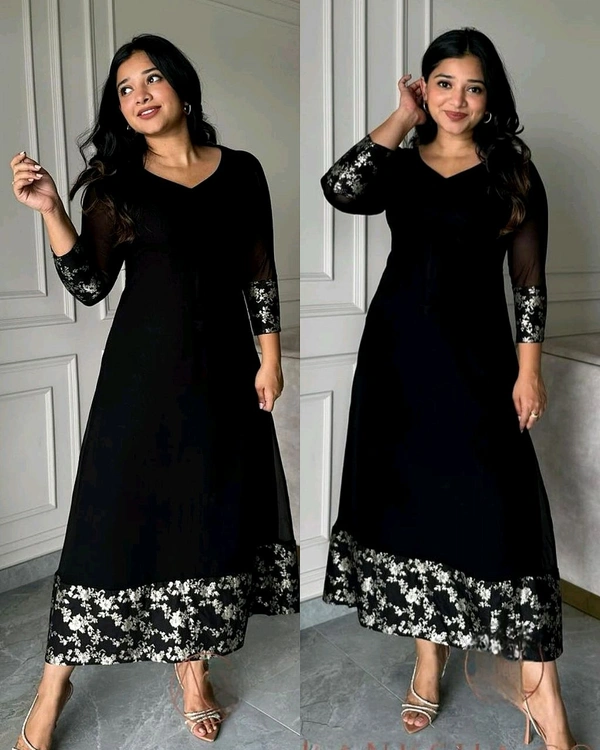 BLACK ANARKALI - 3XL