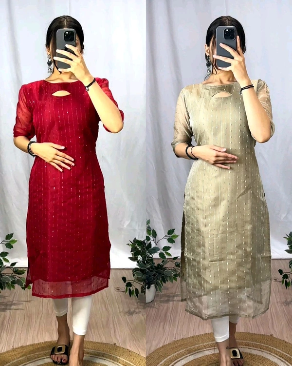 VIRAL kurti With New colours - Mauve, 2XL