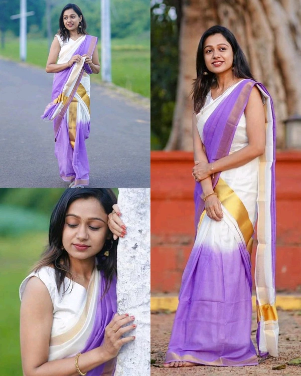 ONAM SPECIAL  - Electric Violet, Free Size