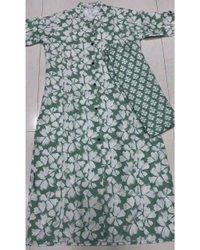 Launching Designer Co-Ords set in *Aline kurti pattern paired with Ankle length pant  - Teal, M