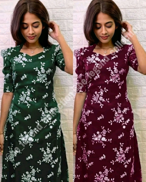 Stylish Kurtis - Green, M