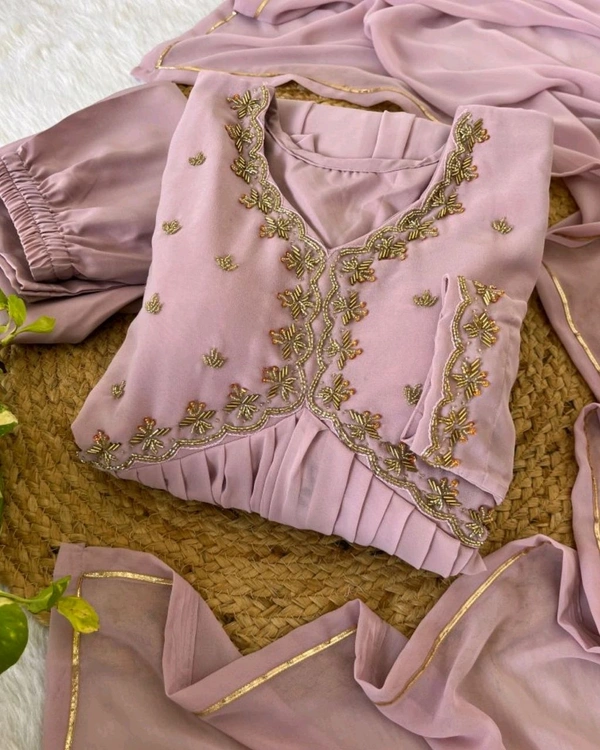 New Special Party wear Aliya cut Dresses  - S, Thistle