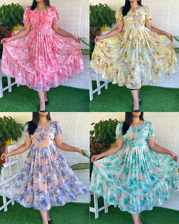 Urbane Latest Women Dresses - Teal, XL