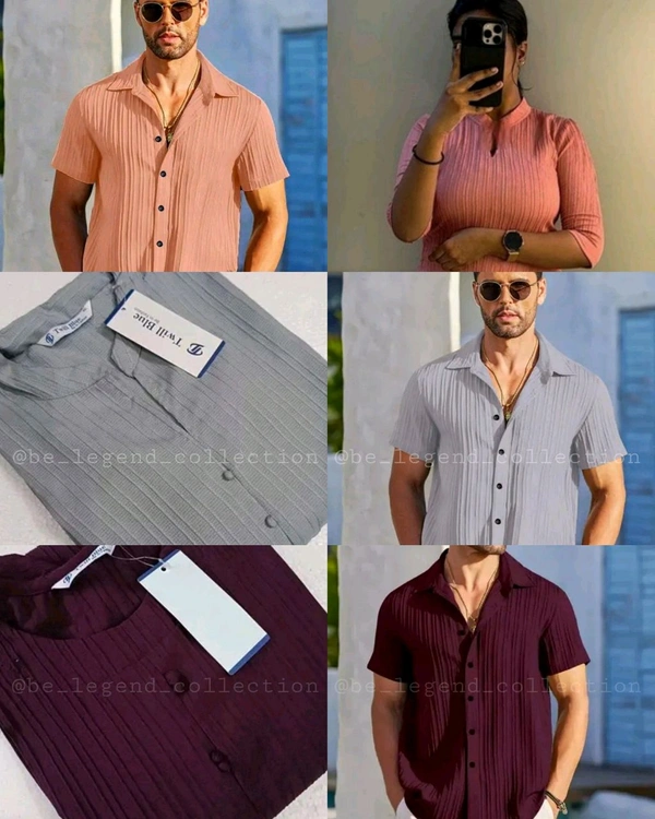 Popcorn Couple Dress ORDER SEPARTE🩷  - S, Purple Men
