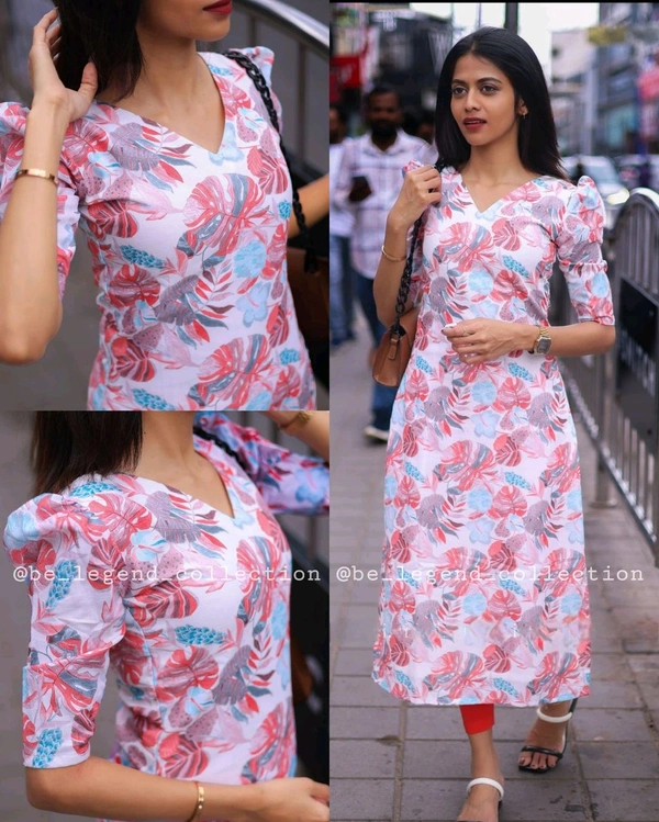 Stylish kurti - White, M