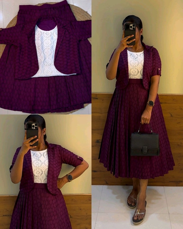 Boss lady HAKOBA set 😍 - Wine, M