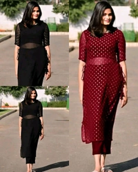 High Demand Superior Kurtis - Black, XS