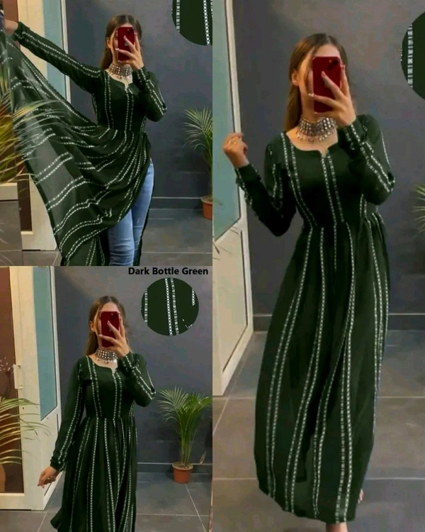 NAYRA CUT KURTI - Green, XS