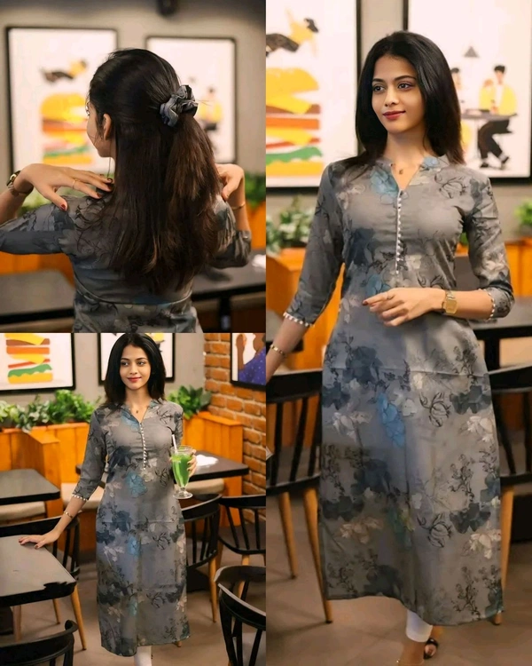 Trendy Straight Kurti Women - L
