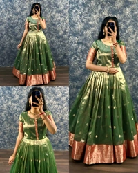 DIWALI SPECIAL DESIGN GOWN ✨ - Wild Watermelon, S
