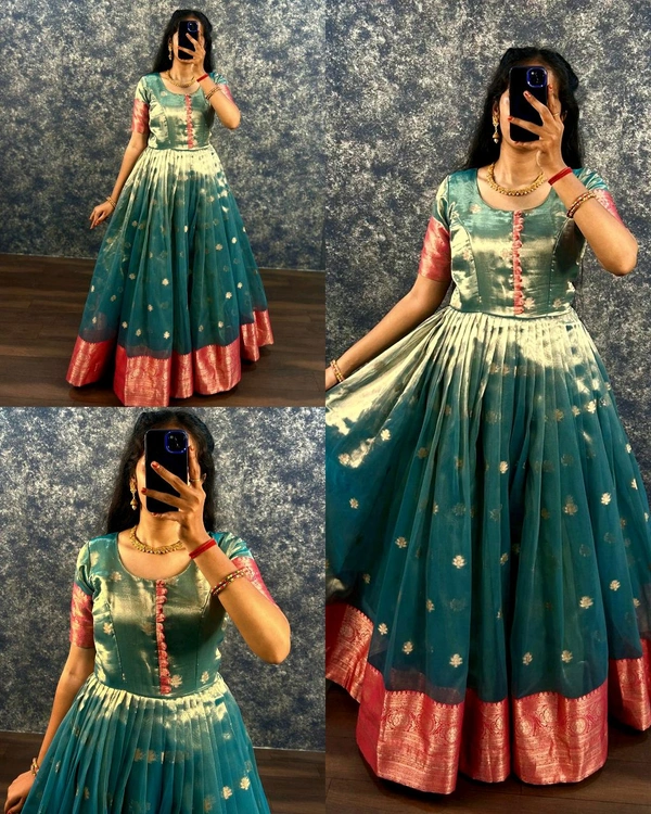 DIWALI SPECIAL DESIGN GOWN ✨ - Wild Watermelon, S