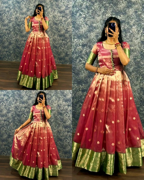DIWALI SPECIAL DESIGN GOWN ✨ - Wild Watermelon, 3XL
