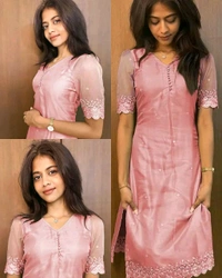 Style Women's Kurti - Brown, S