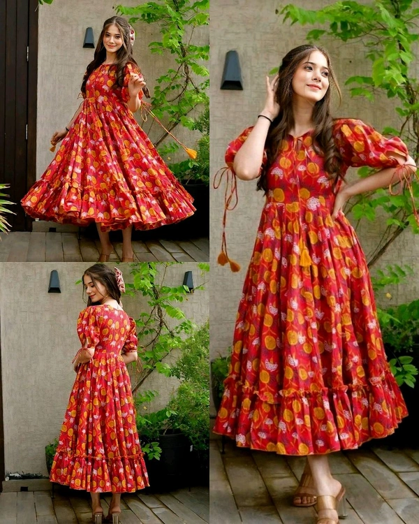 Pretty Women Gowns - Yellow, S