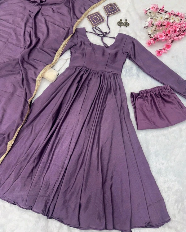 Premium Festivel Anarkali - Wisteria, M