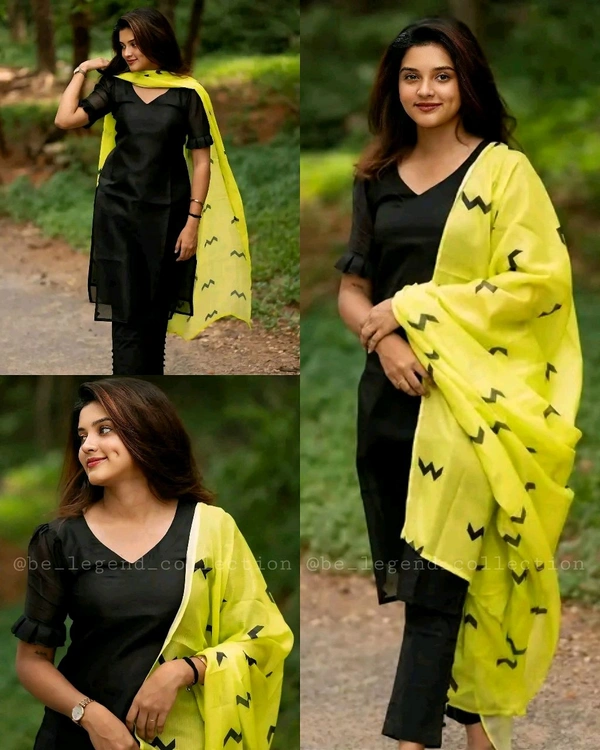Trendy Design Diwali New Collection Kurti with Dupatta - 2XL