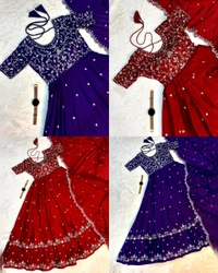 Trendy Festivel Lehenga - Pigment Indigo, M
