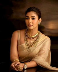 Ambani wedding Nayanthara mam Inspired saree - Unstitched