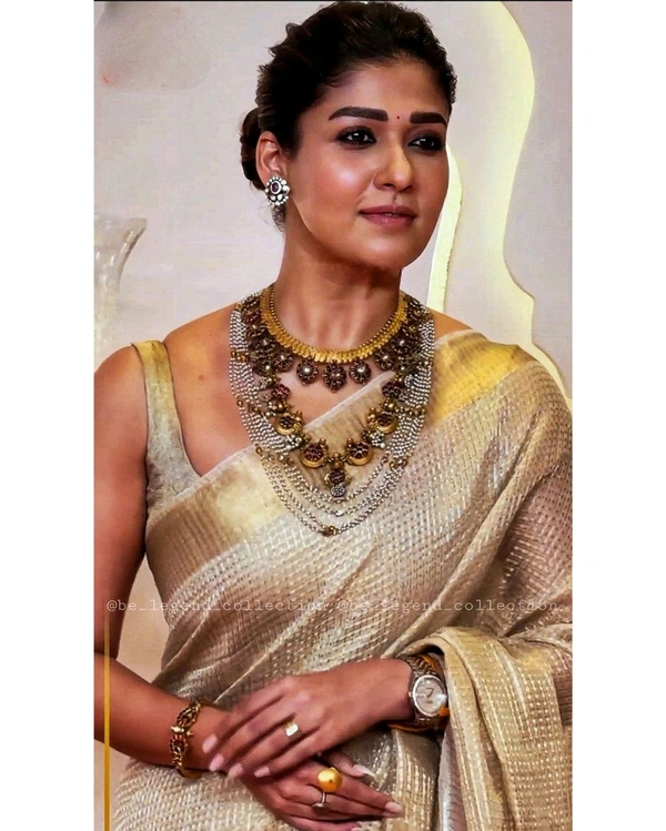 Ambani wedding Nayanthara mam Inspired saree - XL