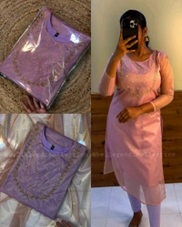 Trending Sparkle Handwork look for Festival Wear - Teal, S