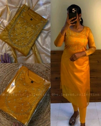 Trending Sparkle Handwork look for Festival Wear - Teal, S