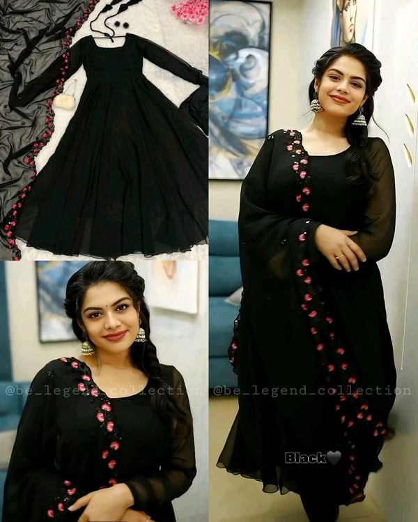 Elegance with Modern Exclusive Anarkali Design 🌸 - L