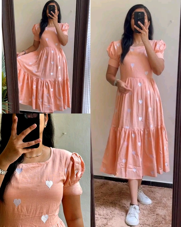 Wow Butterfly 🦋 & Unique Design Maxi❤️ - Peach, M