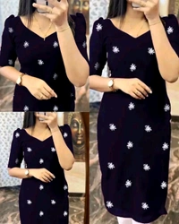Graceful Kurtis - Maroon, S
