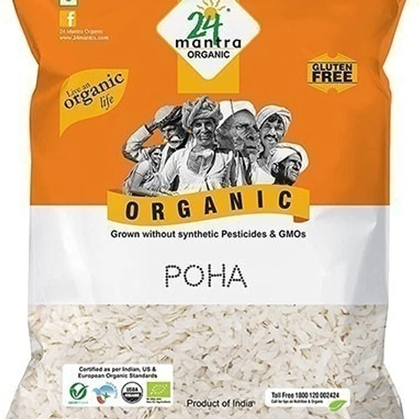 24 Mantra Organic Poha 500g