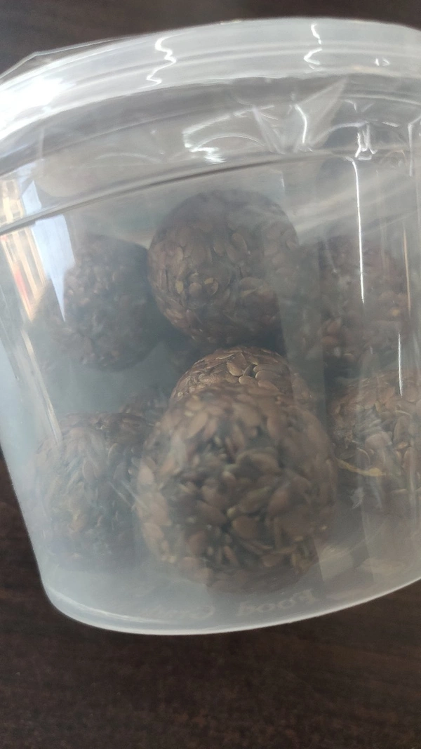 GANTASALA FLAX LADDU WITH DATES 