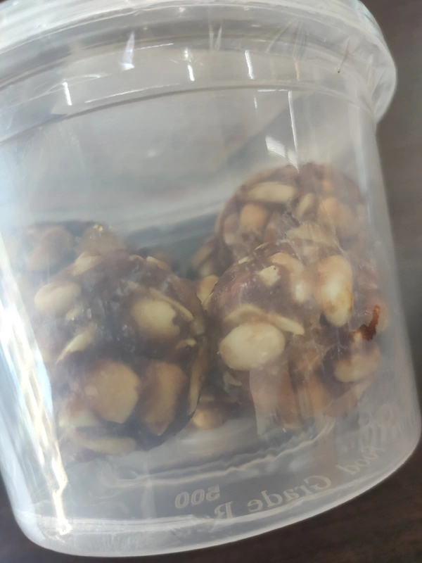 GANTASALA GROUNDNUT LADDU WITH DATES 