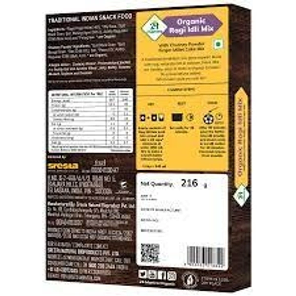 24 Mantra Organic Ragi Idli Mix 216g