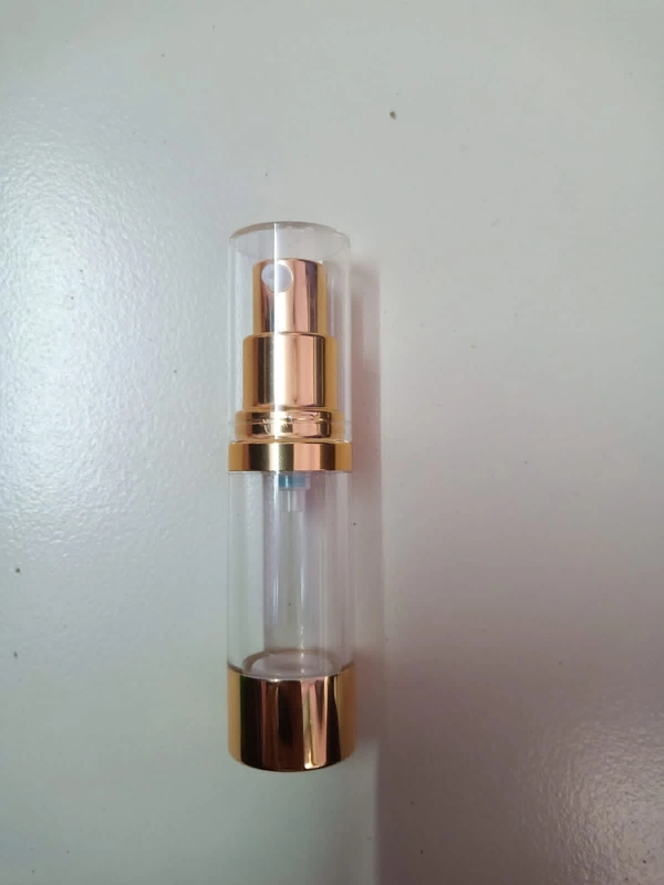 15ml airless pet bottle with metalizing